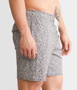 RVCA Atlas Stretch Swim Trunks Pale Mauve Discount