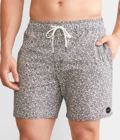 RVCA Atlas Stretch Swim Trunks Pale Mauve Discount