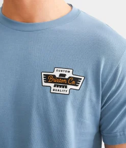 Brixton Atwood T-Shirt Flint Blue