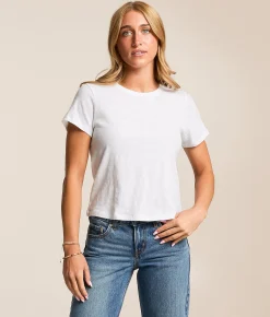 Tops | White Crow Audrey T-Shirt White
