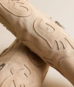 Mi.iM Audrey Western Boot Beige Discount