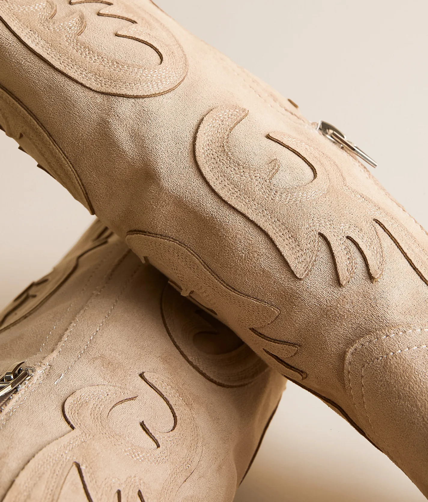Mi.iM Audrey Western Boot Beige Discount