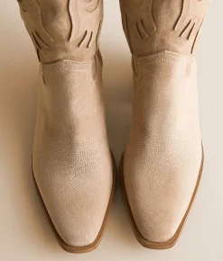 Mi.iM Audrey Western Boot Beige Discount