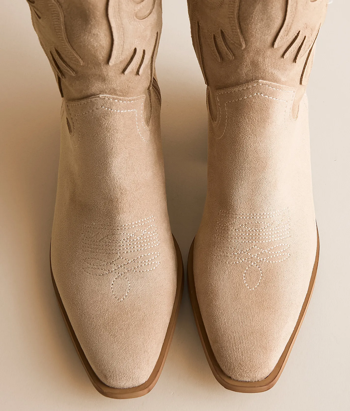 Mi.iM Audrey Western Boot Beige Discount