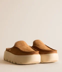 HEYDUDE™ Austin Edge Leather Mule Tan Online