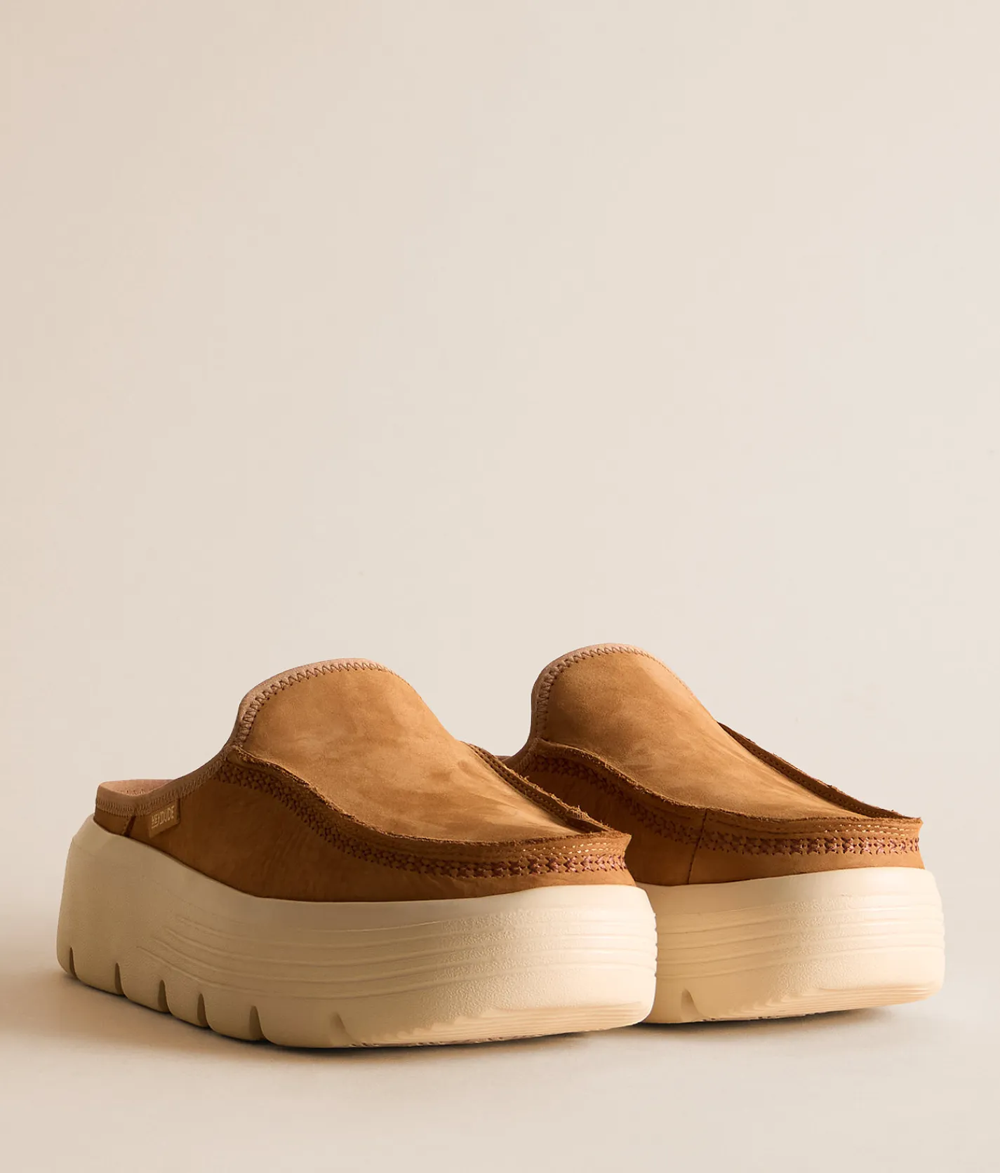 HEYDUDE™ Austin Edge Leather Mule Tan Online