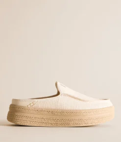 Shoes | HEYDUDE™ Austin Lift Espadrille Woven Mule Shoe Egret