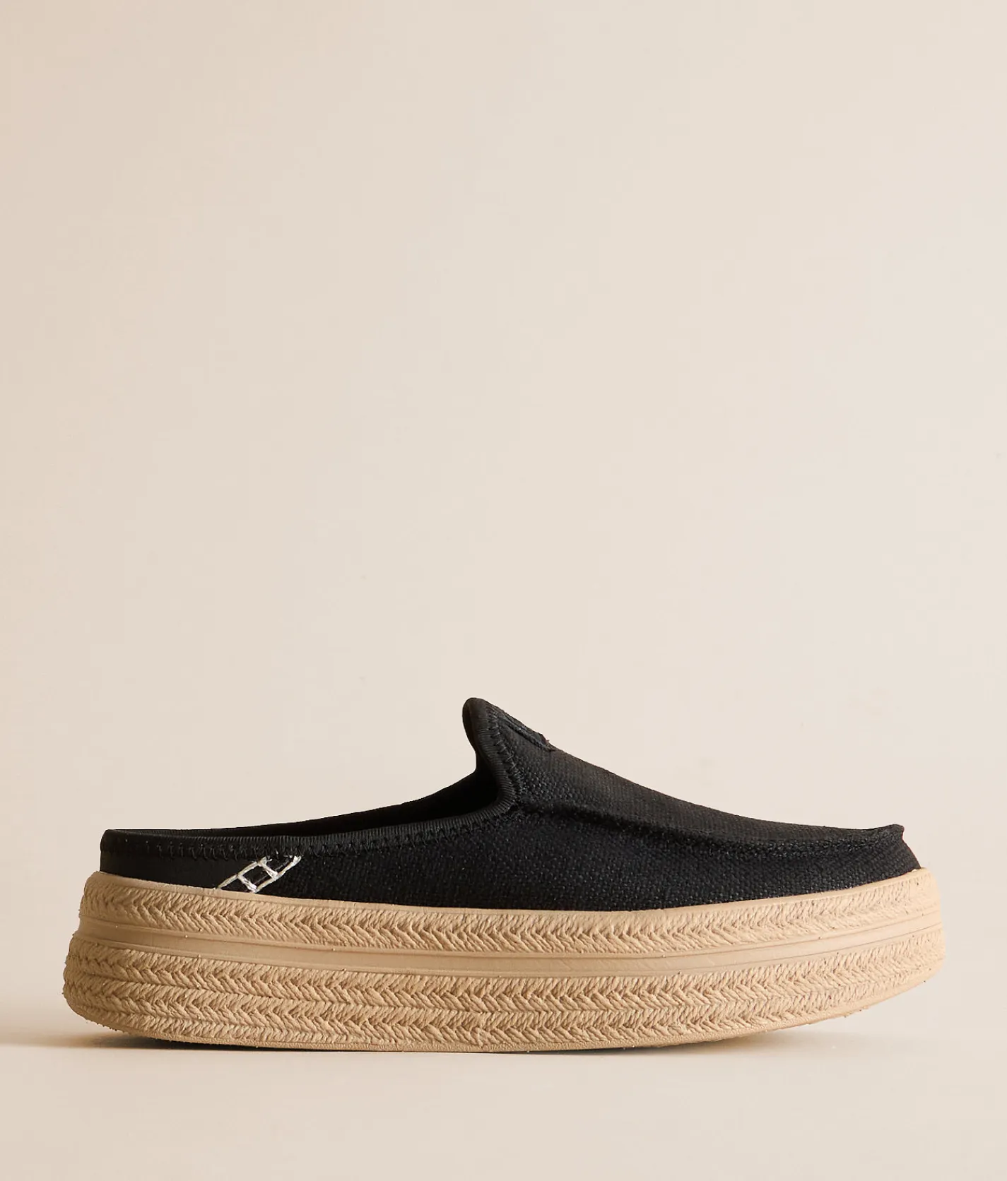 Shoes | HEYDUDE™ Austin Lift Espadrille Woven Mule Shoe Black
