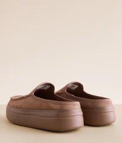 Shoes | HEYDUDE™ Austin Lift Leather Mule Shoe Brown Brown