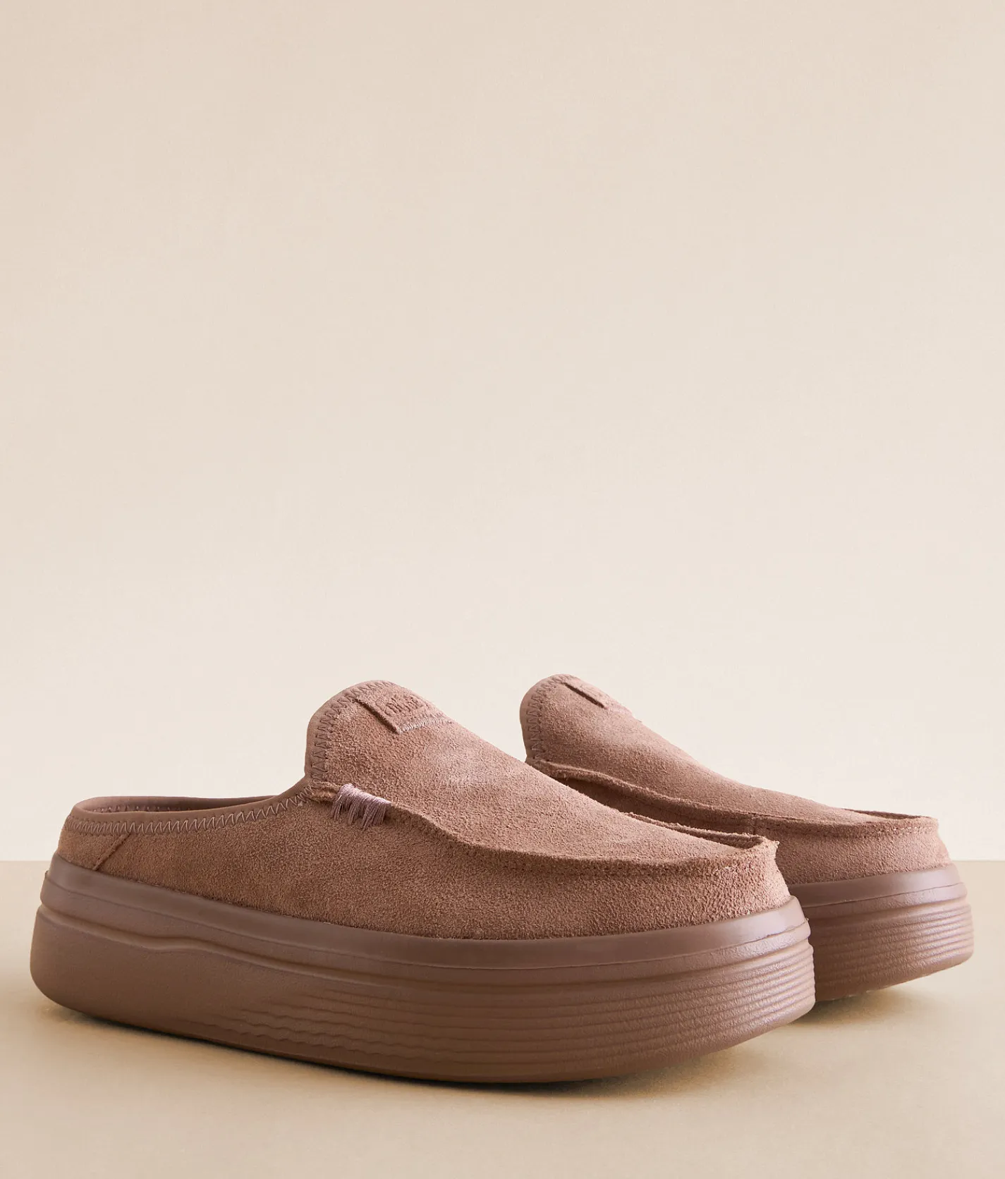 Shoes | HEYDUDE™ Austin Lift Leather Mule Shoe Brown Brown