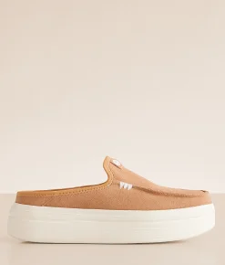 HEYDUDE™ Austin Lift Leather Mule Shoe Tan Best