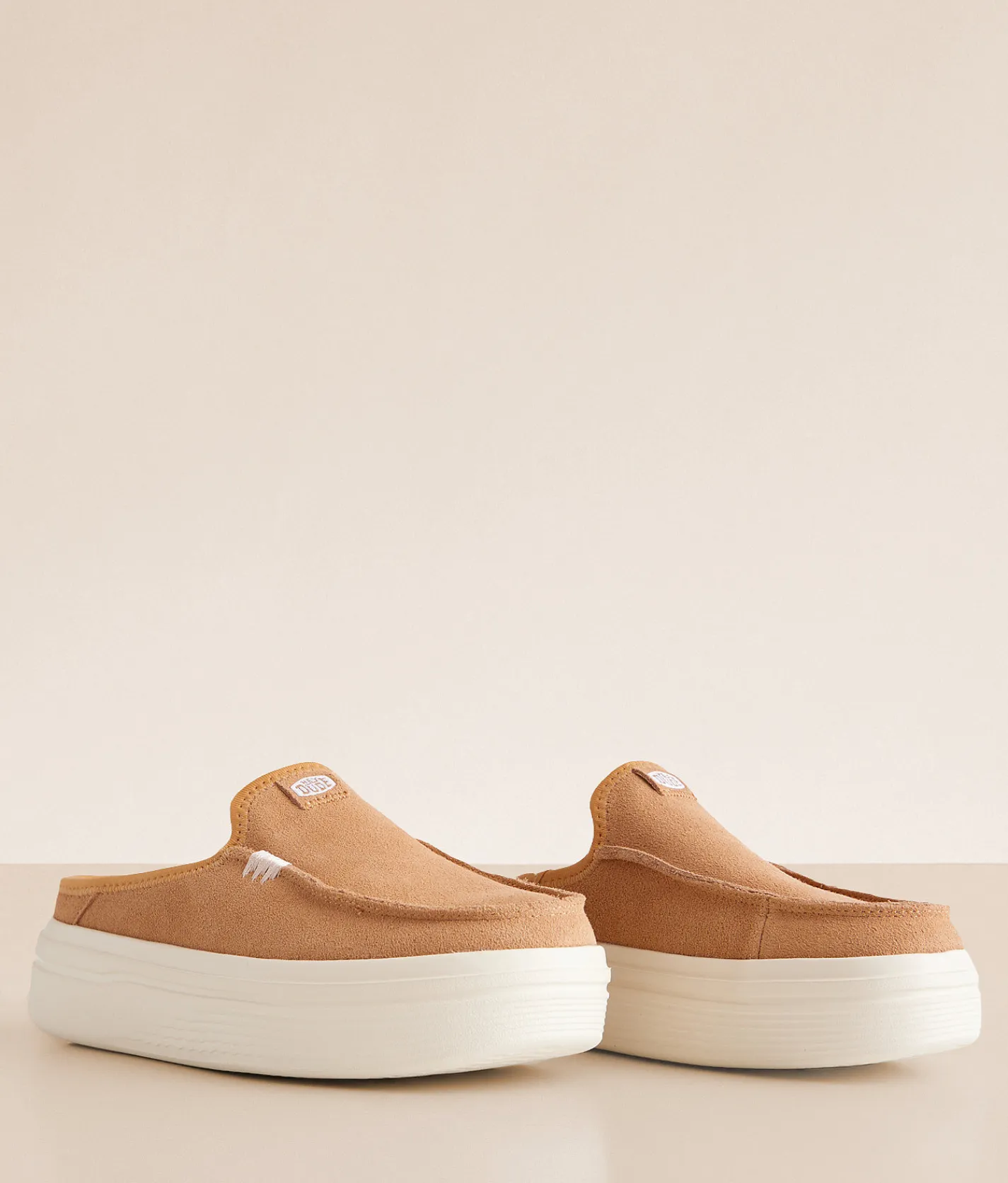 HEYDUDE™ Austin Lift Leather Mule Shoe Tan Best