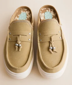 Shoes | HEYDUDE™ Austin Lift Penny Tassel Mule Shoe Incense