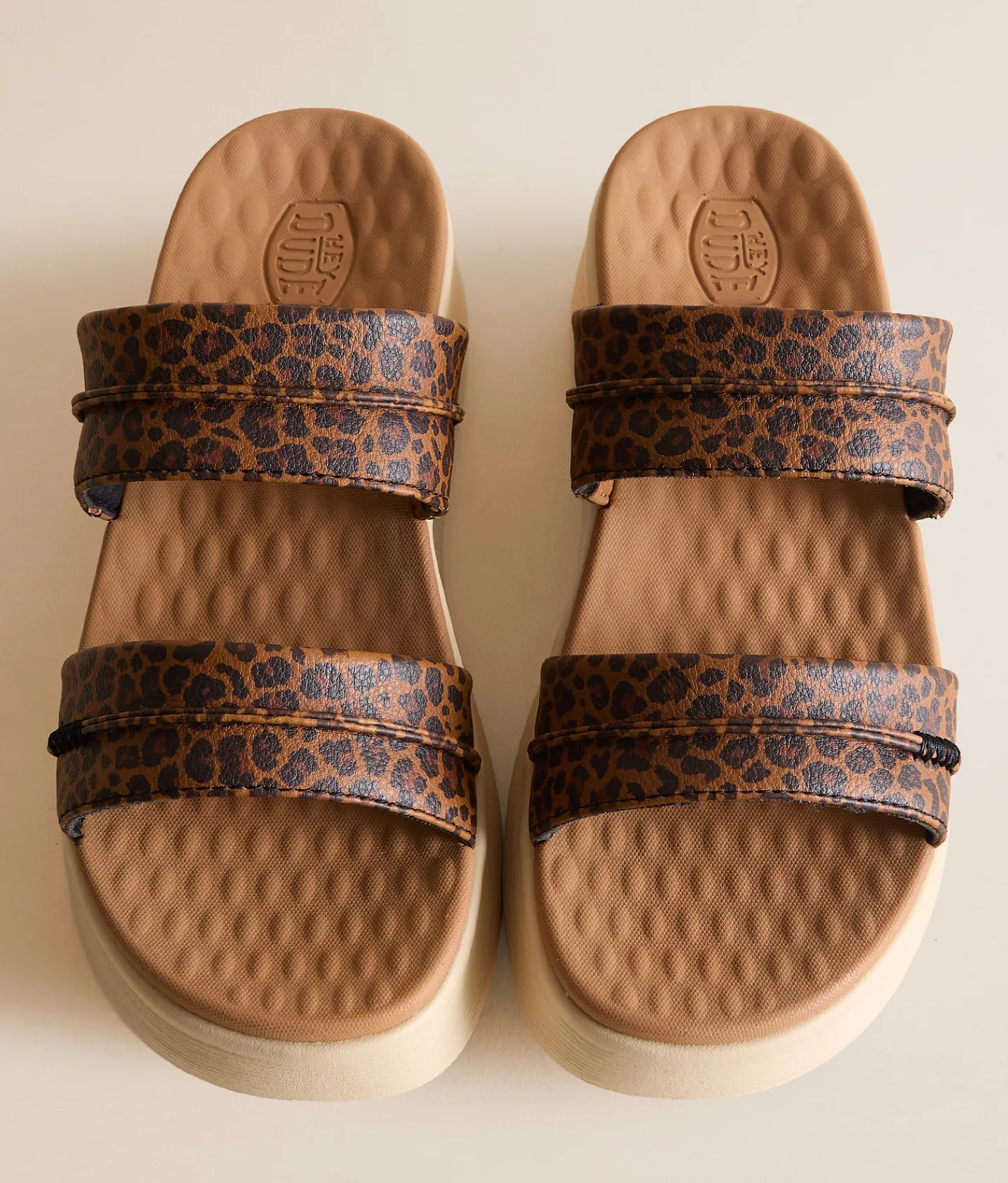 Shoes | HEYDUDE™ Austin Slide Classic Sandal Tan Leopard