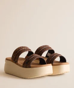 Shoes | HEYDUDE™ Austin Slide Classic Sandal Tan Leopard