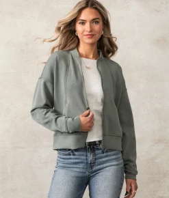 Tops|Coats & Jackets | Buckle Black Ava Jacket Sage