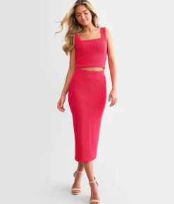 Z Supply Aveen Midi Skirt White Discount