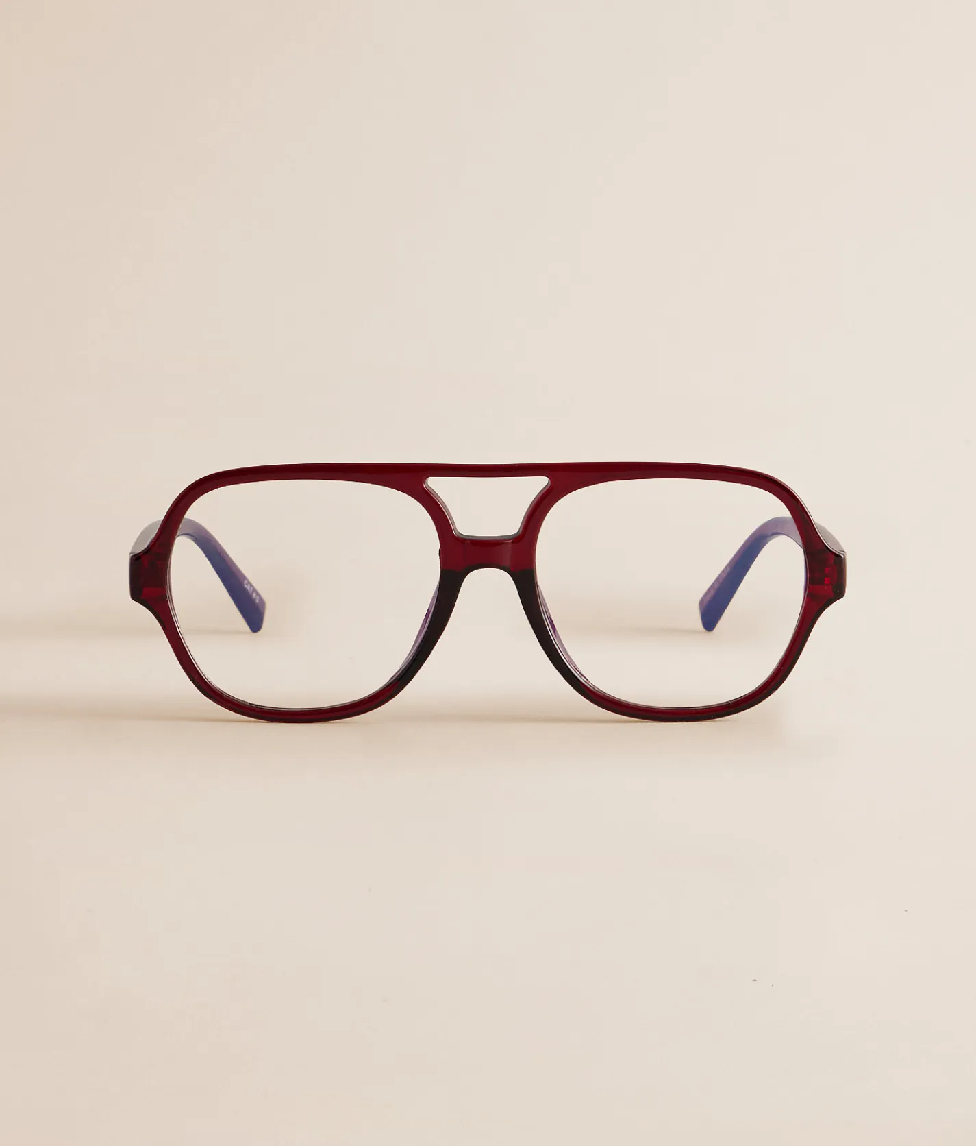 BKE Aviator Blue Light Glasses Wine Online