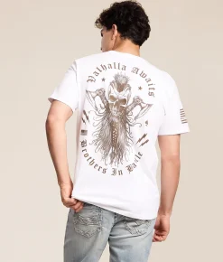 Tops|Graphic T-Shirts | Howitzer Awaits T-Shirt White