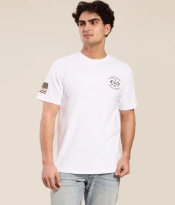 Tops|Graphic T-Shirts | Howitzer Awaits T-Shirt White