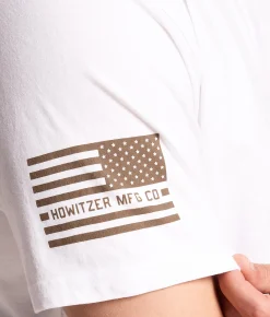 Tops|Graphic T-Shirts | Howitzer Awaits T-Shirt White