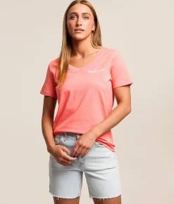Salt Life Away We Go T-Shirt Ocean Coral Outlet