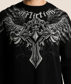 Tops | Affliction Ayala Thermal Black