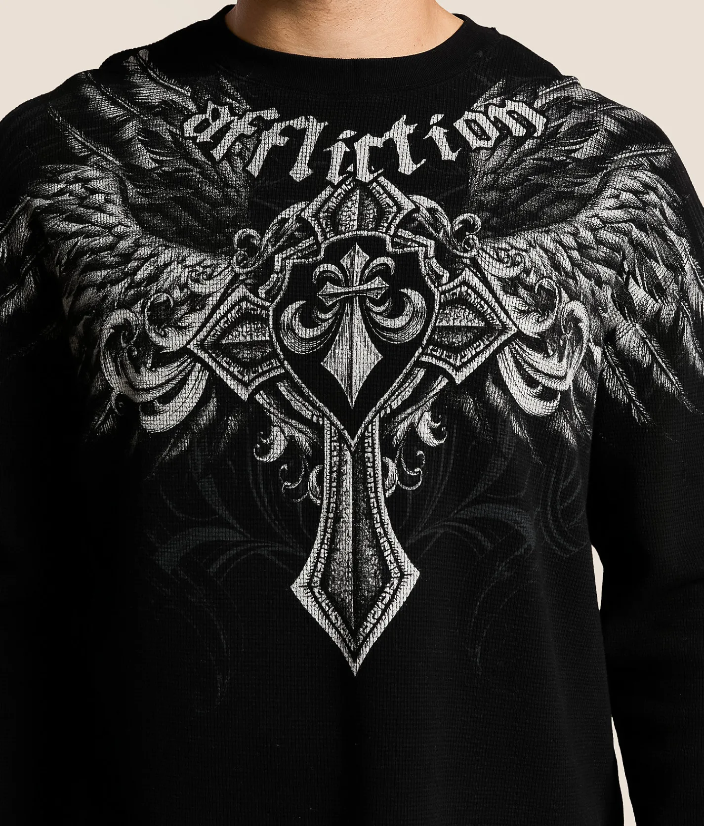 Tops | Affliction Ayala Thermal Black