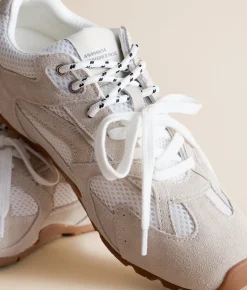 Shoes | Steve Madden Aziel Leather Sneaker White Suede
