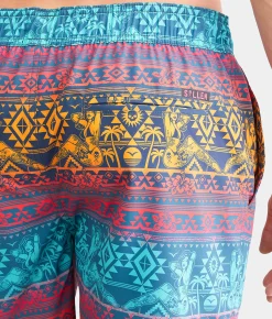 Bottoms|Swimwear | Sullen Azteca Beach Club Swim Trunks Multi