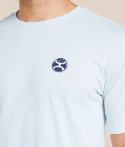 Graphic T-Shirts | Hooey Aztec Burst T-Shirt Light Blue