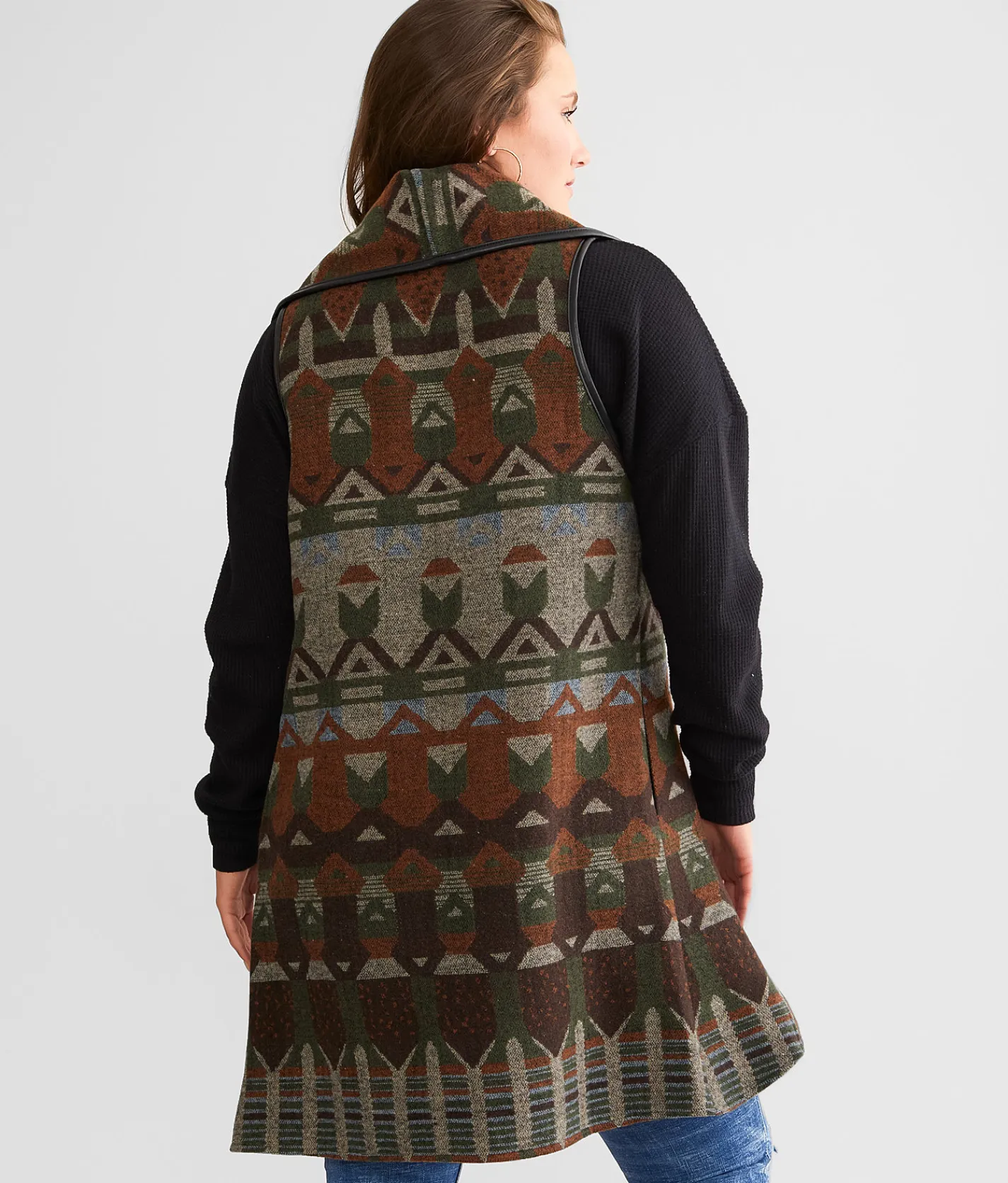 BKE Aztec Flyaway Vest Multi Online