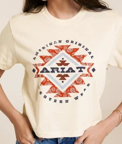 Ariat Aztec T-Shirt Natural Clearance