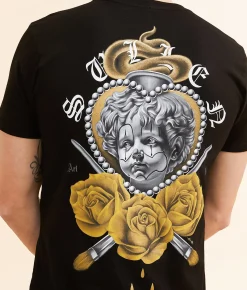 Graphic T-Shirts | Sullen Baby Face T-Shirt Jet Black
