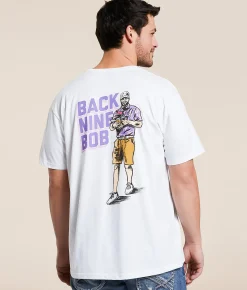 Breezy Golf Back Nine Bob T-Shirt White Online