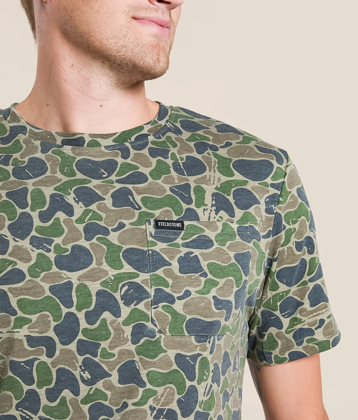 Fieldstone T-Shirt Backwoods Camo New