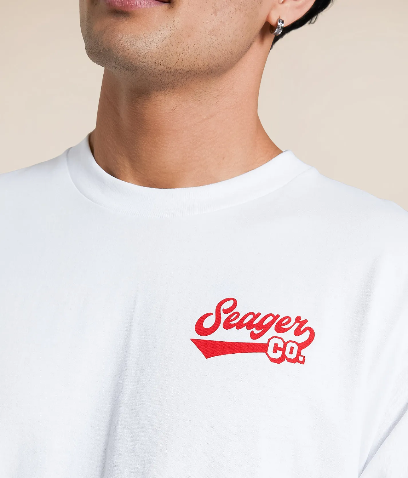 Graphic T-Shirts | Seager Backyard Chew T-Shirt White