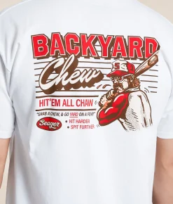 Graphic T-Shirts | Seager Backyard Chew T-Shirt White