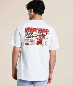 Graphic T-Shirts | Seager Backyard Chew T-Shirt White