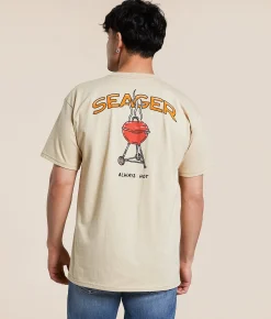Seager Backyard T-Shirt Cream Hot