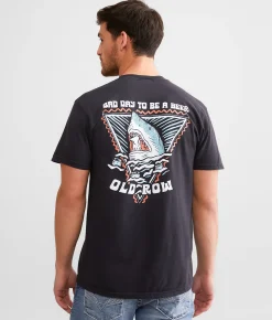 Graphic T-Shirts | Old Row Bad Day To Be A Beer Shark T-Shirt Black