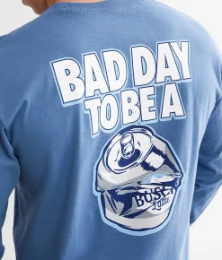 Graphic T-Shirts | Brew City Bad Day To Be A Busch Light T-Shirt Indigo Blue