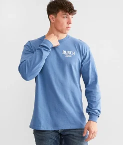 Graphic T-Shirts | Brew City Bad Day To Be A Busch Light T-Shirt Indigo Blue