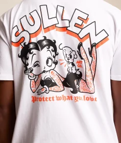 Tops|Graphic T-Shirts | Sullen Baddie Boop T-Shirt White