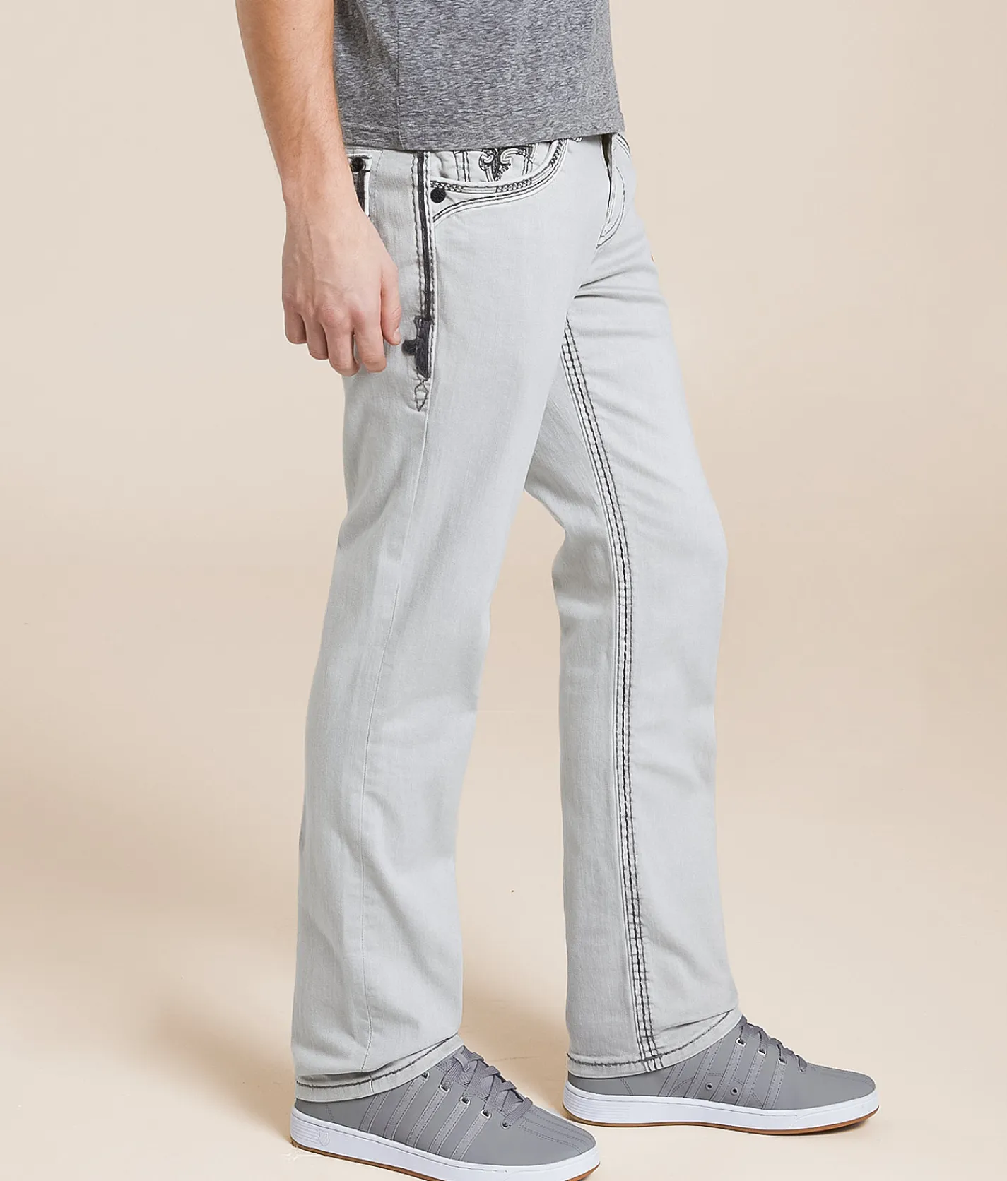 Rock Revival Baden Straight Stretch Pant Baden J201 New