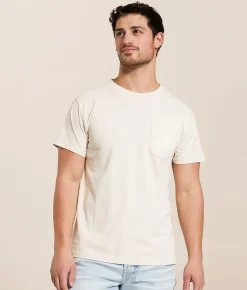 Fieldstone Badge T-Shirt Moonbeam Outlet