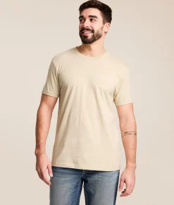 Ariat Badlands Longhorn T-Shirt Natural