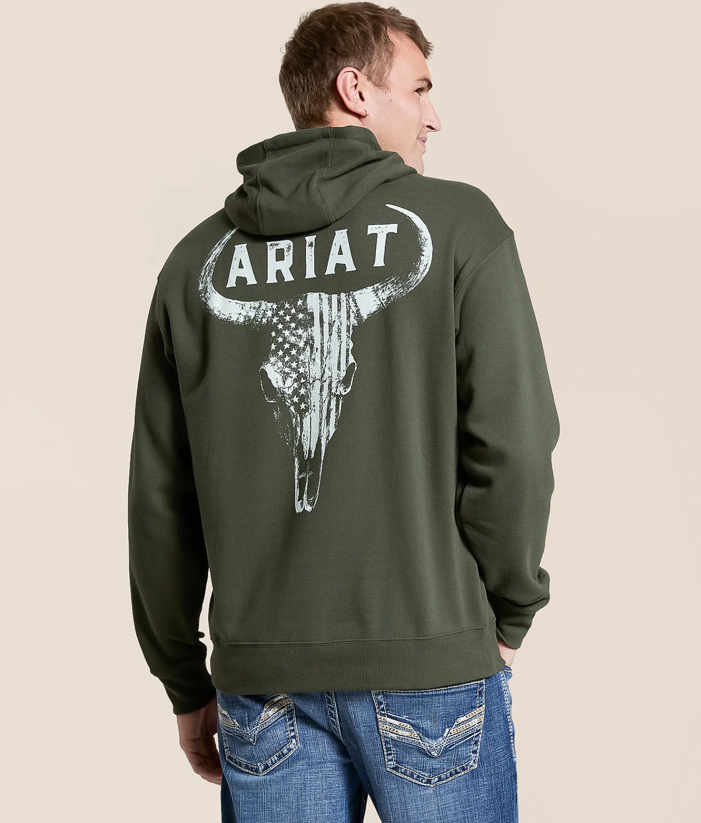Tops | Ariat Badlands Patriot Hooded Sweatshirt Forest Night