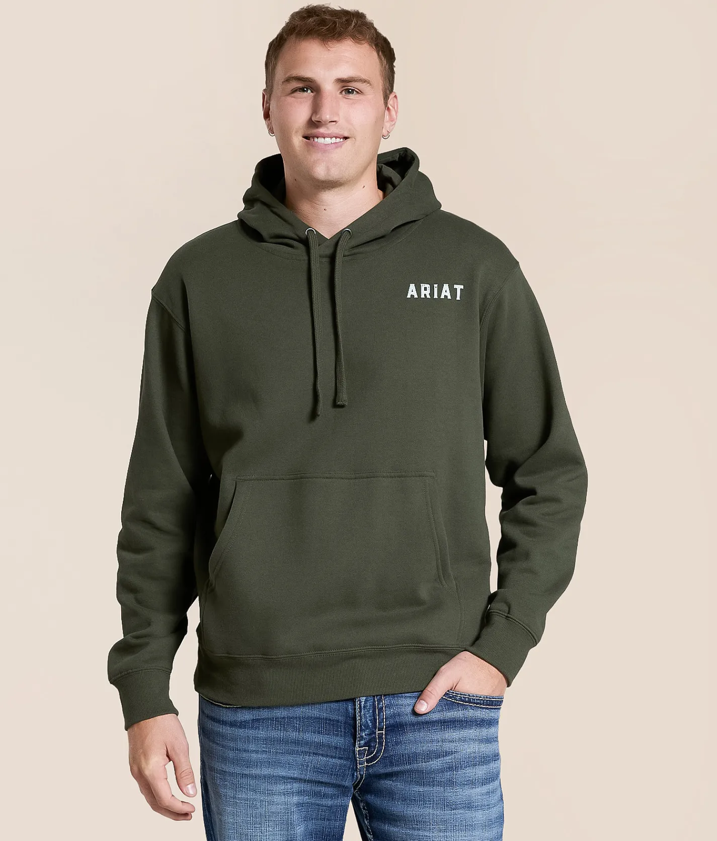 Tops | Ariat Badlands Patriot Hooded Sweatshirt Forest Night