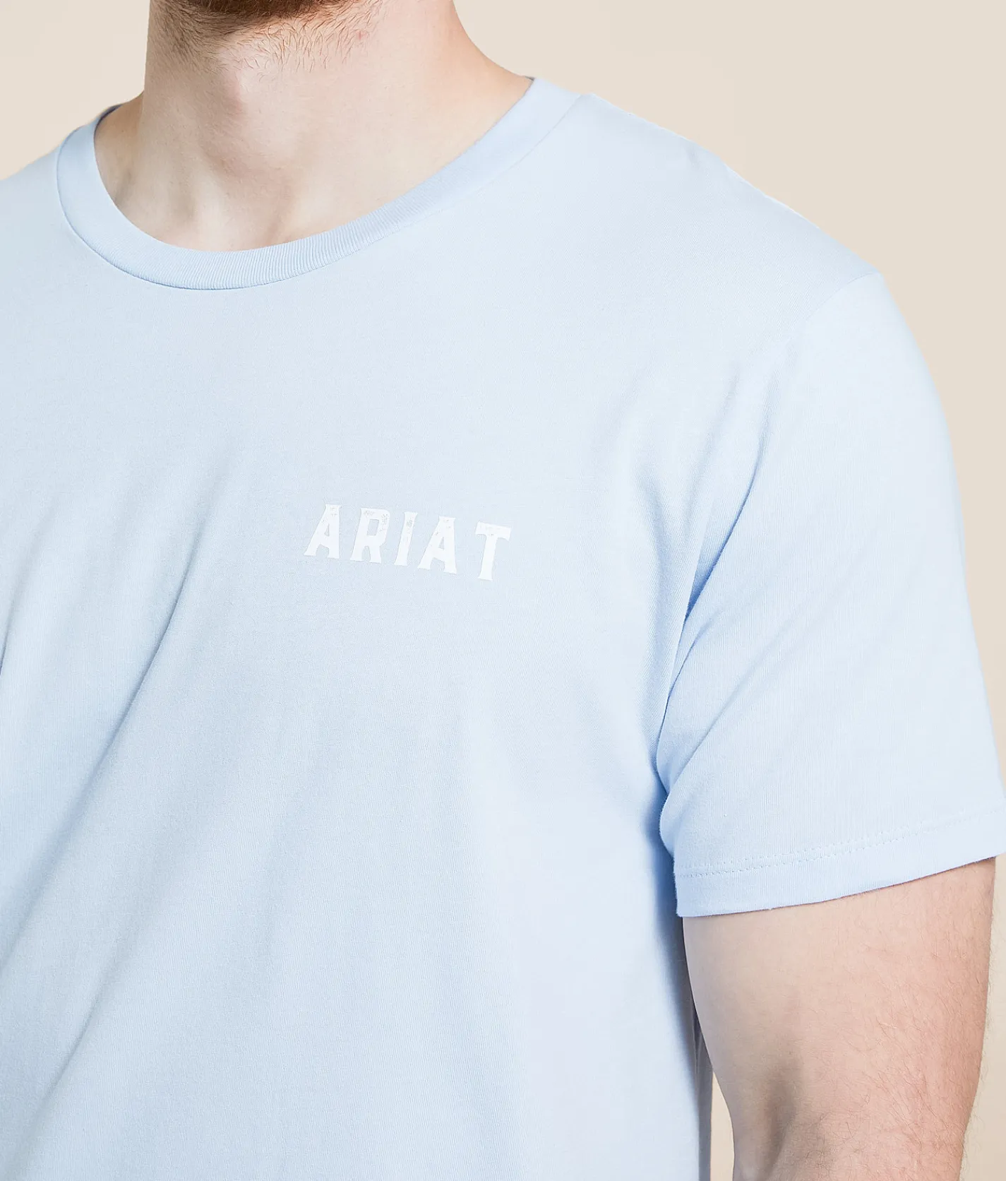 Graphic T-Shirts | Ariat Badlands Patriot Skull T-Shirt Sky Blue